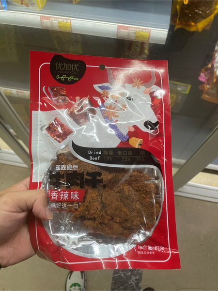 优加优品 香辣味牛肉干