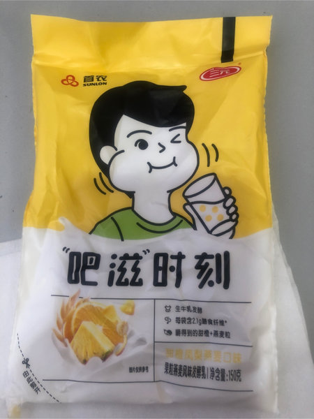 三元 吧滋时刻甜橙凤梨燕麦风味发酵乳