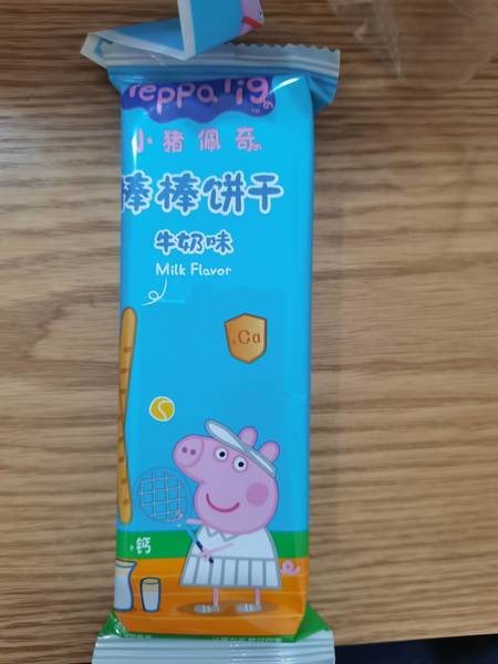 Peppa pig 亿智288g棒饼牛奶味