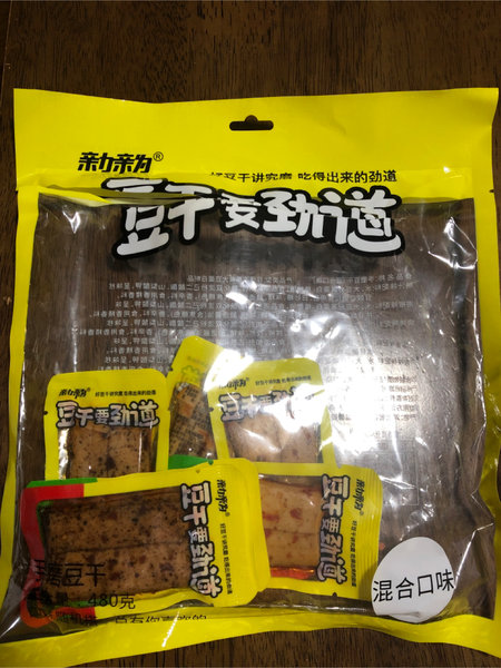 亲力亲为 手撕豆干480g