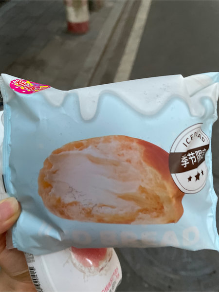 中百谷之田 巧克力味冰面包80g