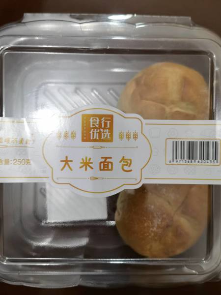 食行优选 大米面包250g