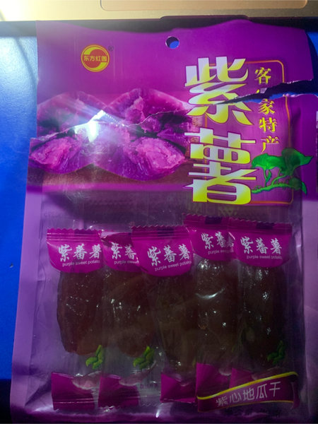 东方红园紫地瓜条片仔90g