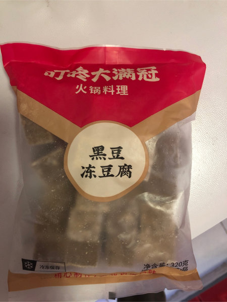 叮咚大满冠 黑豆冻豆腐(速冻调制食品)