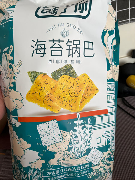 味了你 海苔锅巴 312克