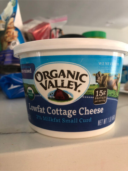 Organic Valley lowfat2%cottagecheese