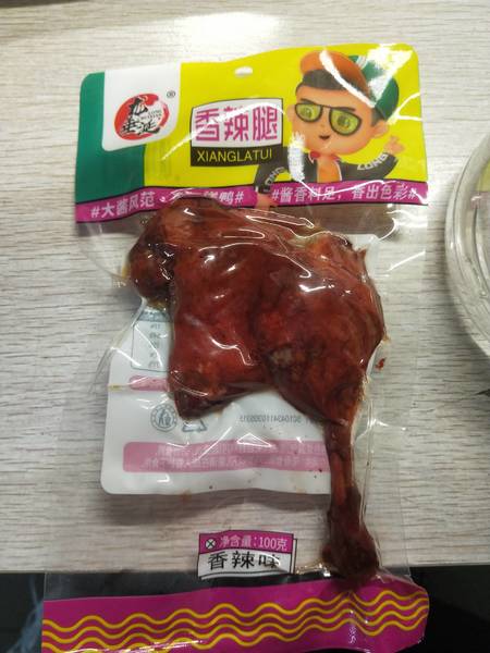 龙垂涎 香辣鸡腿 100g