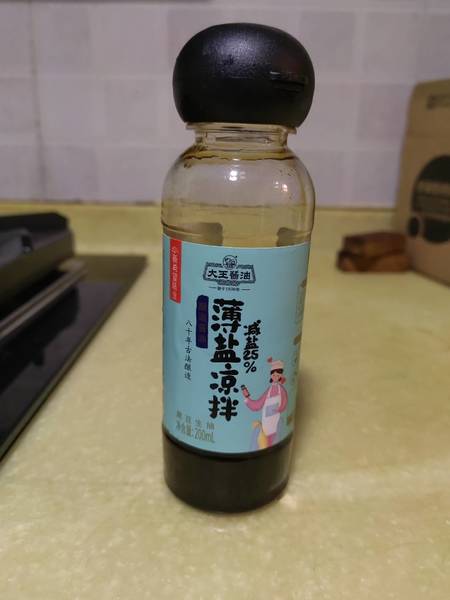 大王 黑豆薄盐凉拌生抽(酿造酱油)200ml