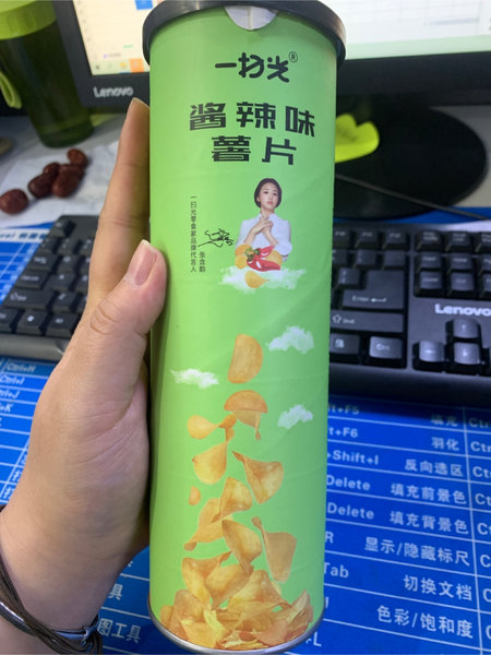 一扫光 酱辣味薯片104g