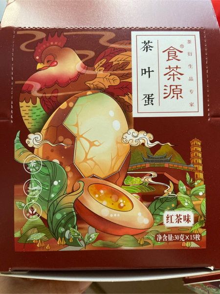 食茶源 <em>茶<em>叶蛋</em></em>(<em>红茶</em>味)