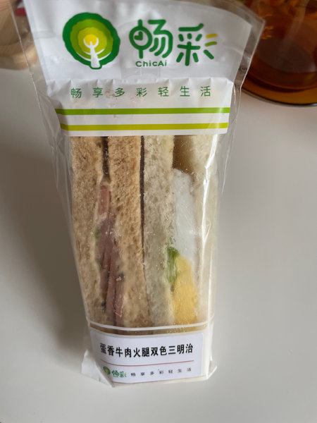 畅彩 全麦葱油鸡腿排三明治