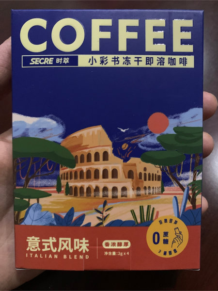 时萃 SecreCoffee 小彩书<em>冻干</em><em>即溶</em><em>咖啡</em>(意式风味迷你<em>装</em>)