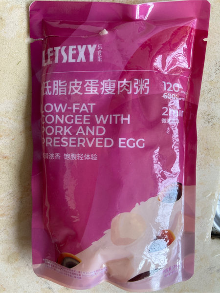 LETSEXY乐食系 皮蛋瘦肉粥