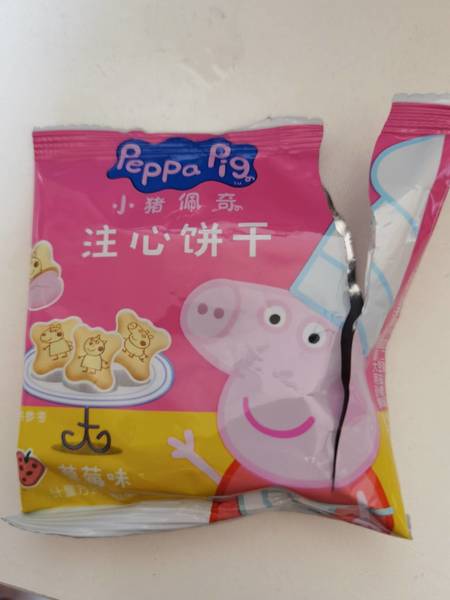 Peppa pig 小猪3kg散装注心饼草莓味