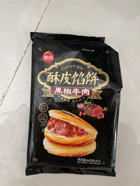 思念 440g黑椒牛肉酥皮馅饼