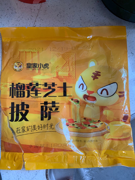 皇家小虎 榴莲披萨180g