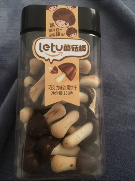 乐涂 蘑菇棒(巧克力味)