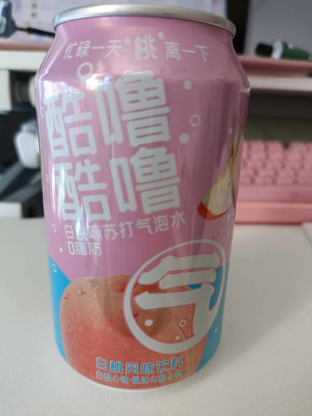 酷噜酷噜 白桃味苏打气泡水