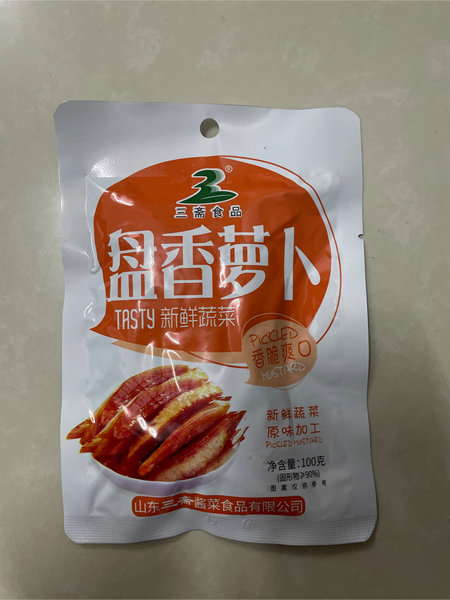 三斋 盘香萝卜100g