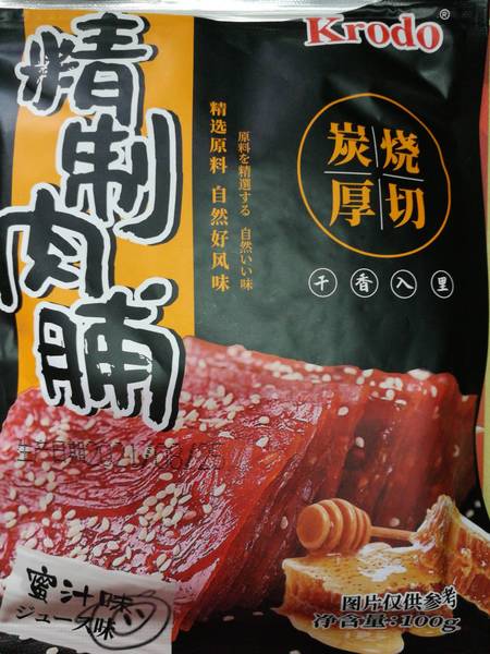 可啦哆 精制肉脯 蜜汁味