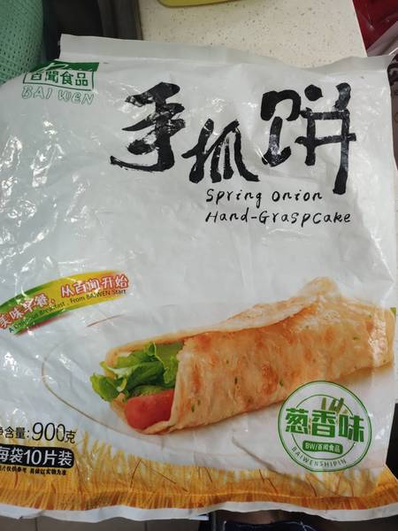 百闻食品 葱香手抓饼