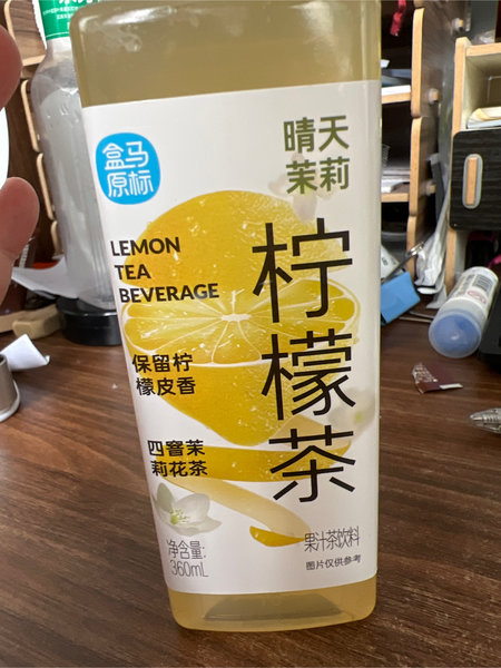 盒马 晴天茉莉柠檬果汁茶饮料 360ml