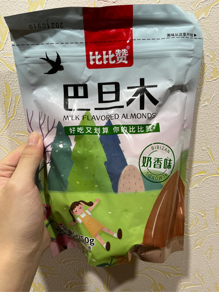 比比赞 巴旦木奶香味250g