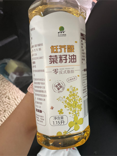 大荒优品 低芥酸菜籽油