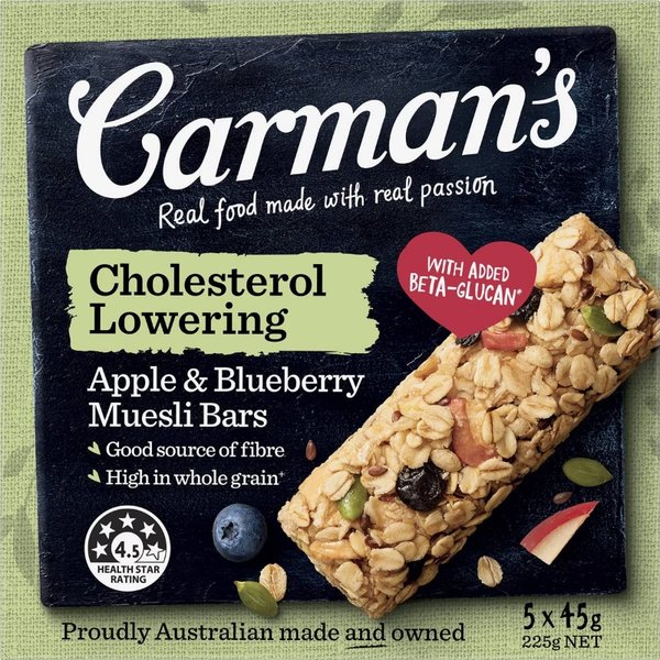 Carmans <em>Apple</em>&<em>amp</em>;blueberrymueslibars