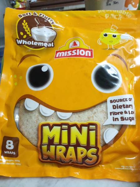 Mission miniwraps-wholemeal