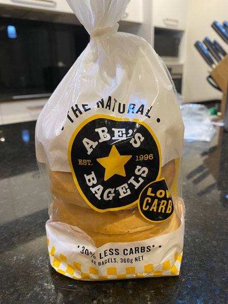 Abe’s Bagels 原味低碳贝果