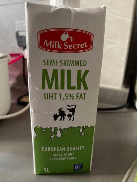 milk secret 半脱脂牛奶