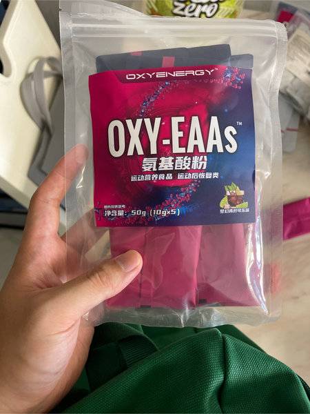 OXYENERGY OXY-EAAs氨基酸粉(<em>5</em>袋装)梦幻<em>青</em>柠可乐味