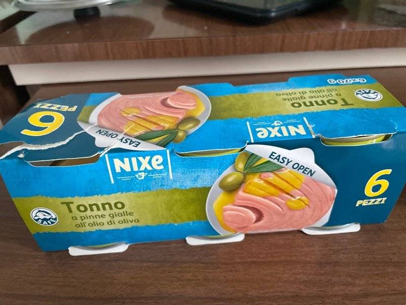 Nixe tonno a pinne gialle all’olio di oliva