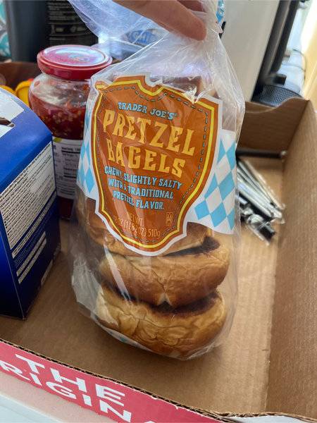 Trader  Joe’s Pretzel Bagels