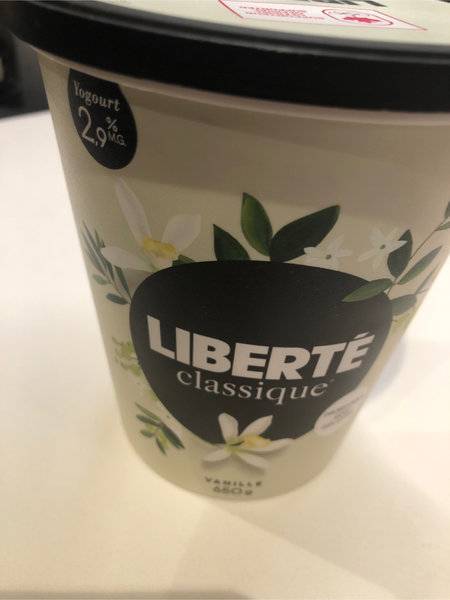 Liberté 酸奶(香草味)