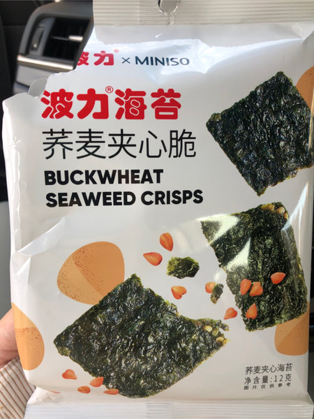 Miniso 波力海苔荞麦夹心脆