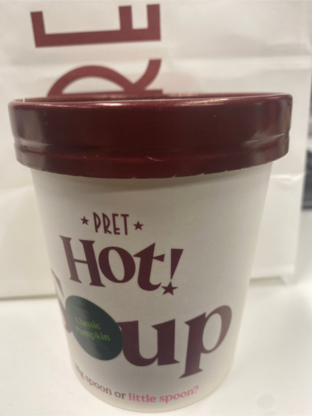 Pret A Manger 南瓜汤