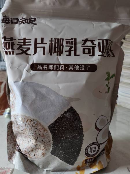 每口知足 燕麦片椰乳奇亚籽350g