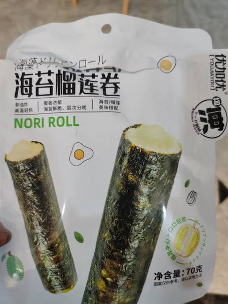 优加优 海苔榴莲卷