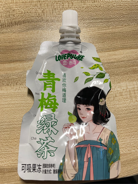 恋布可 青梅绿茶味可吸果冻