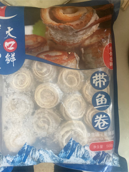 冠佰鲜 带鱼卷500g