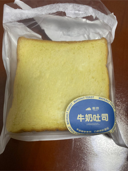 麦言 牛奶吐司厚切2片装110g