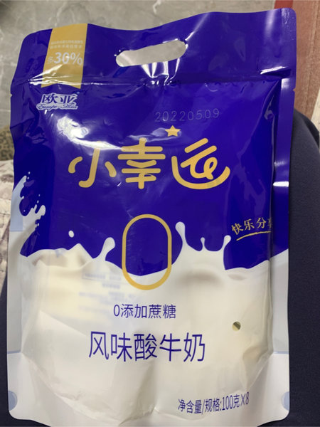 欧亚 小幸运0蔗糖风味酸牛奶