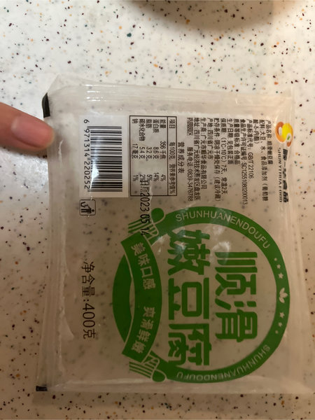 顺一华 顺滑嫩豆腐400g