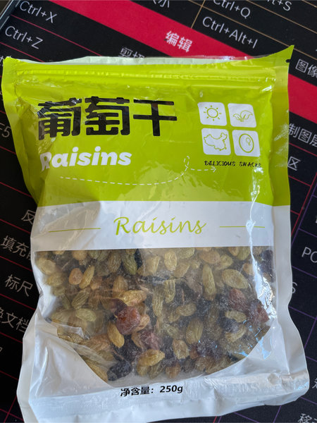 杜毛毛 葡萄干通用250g