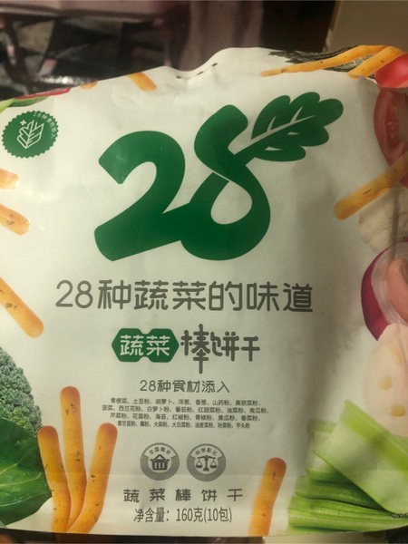 心迪妈妈 28种蔬菜棒饼干