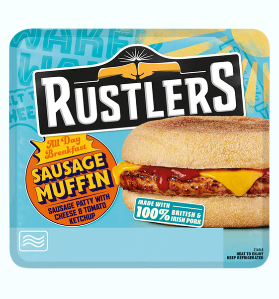 Rustlers All-DayBreakfastSausageMuffin