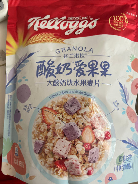 Kelloggs家乐氏 酸奶爱果果150g