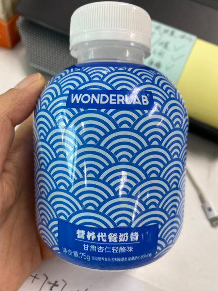 wonderlab 甘肃杏仁轻酪味营养代餐奶昔(抖音款)